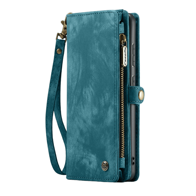 Caseme Samsung A55 Vintage Wallet Hoesje Blauw