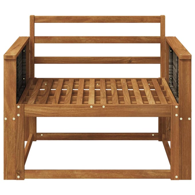 vidaXL - Buiten - Midden - Sofa - Massief - Acacia - Hout - Naturel