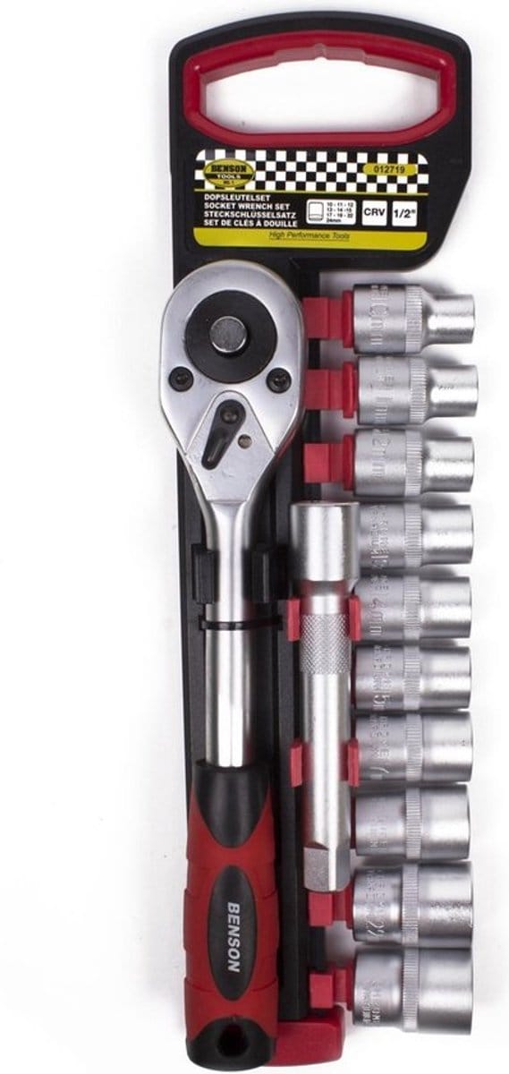 Benson Dopsleutelset 1/2" Opname - 12 delig