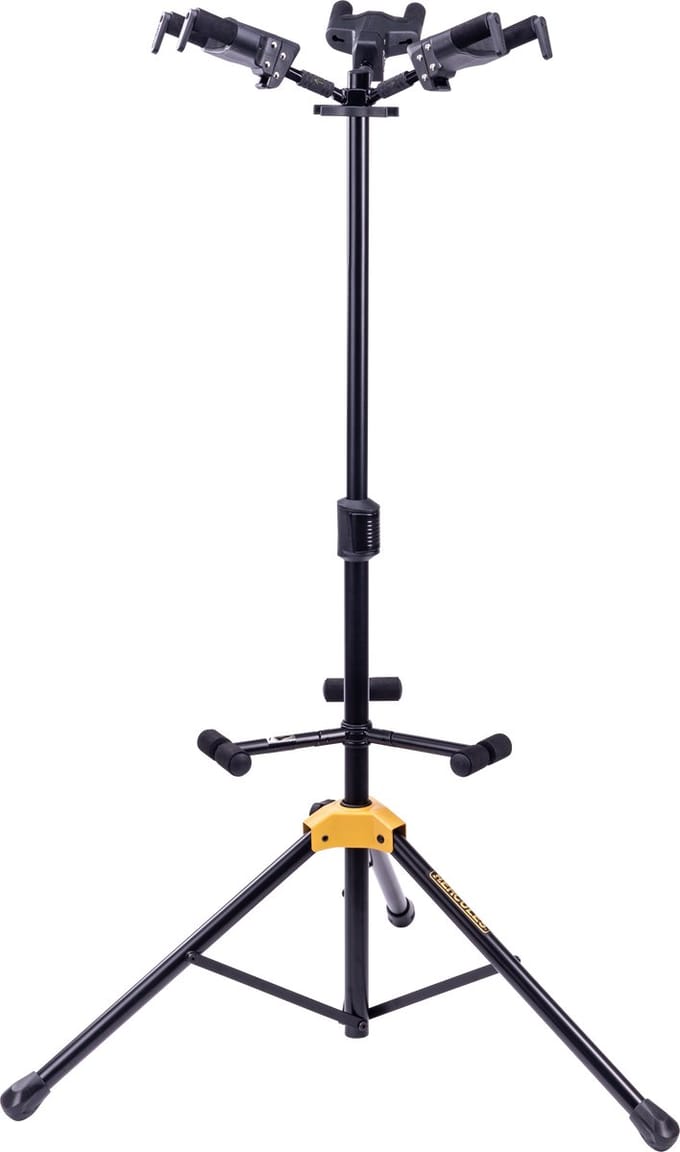 Hercules Stands HCGS-432B+ Auto Grip System Triple Guitar Stand - Gitaarstandaard