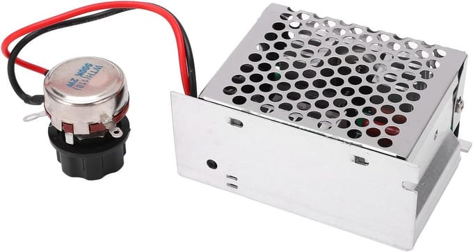 Snelheidsregelaars Overstroombeveiliging Motorregelaar Lichtgewicht draagbare snelheidsregelende voedingen AC 220V metalen behuizing Snelheidsschakelaars voor DC-motoren.