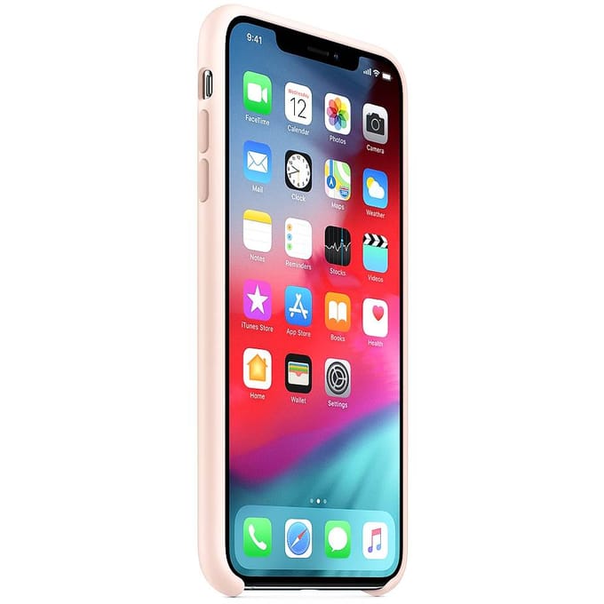 Silicone Backcover voor de Apple iPhone Xs Max - Pink Sand