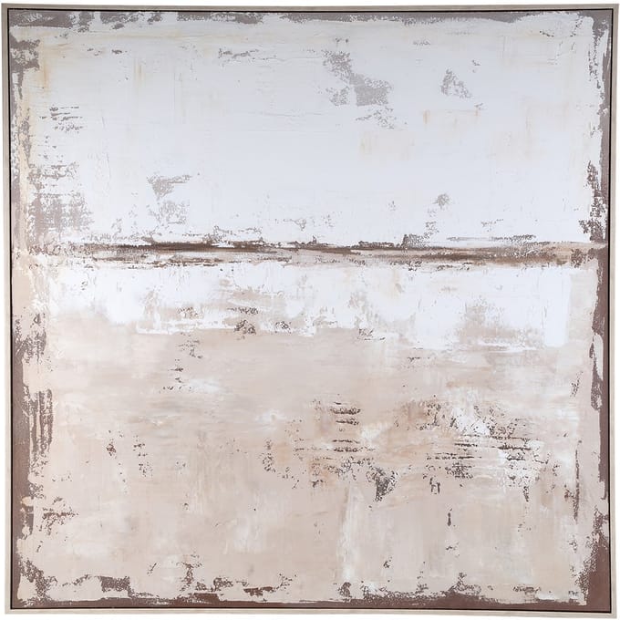 PTMD - Wandpaneel Asante - Beige - 102.5x4.5x102.5cm