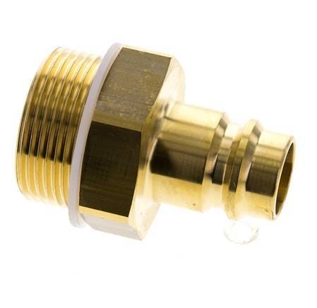 Messing DN 19 Luchtkoppeling Insteeknippel G 1 1/4 inch Buitendraad - CLP19-M-B-114