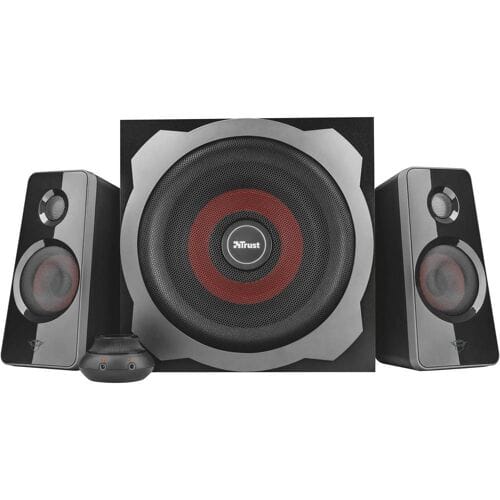 Trust GXT 38 Tytan - Gaming Speakerset - 2.1 - Houten Subwoofer - 120W Piekvermogen - Zwart