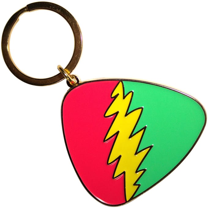 Grateful Dead - Red/Green Plectrum - Sleutelhanger