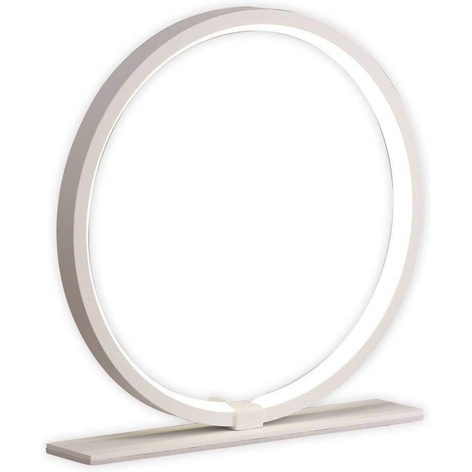 Mantra Iluminación Kitesurf LED tafellamp, aluminium, Ø 19,3 cm, wit