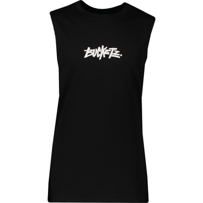Bucketz Ball Park Sleeveless Tanktop Zwart