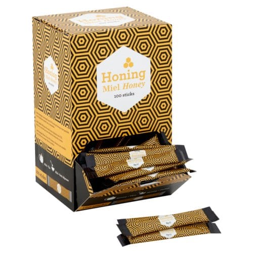 Van Oordt - Honingsticks - Dispenser / Displaybox - 80 x 8 gr