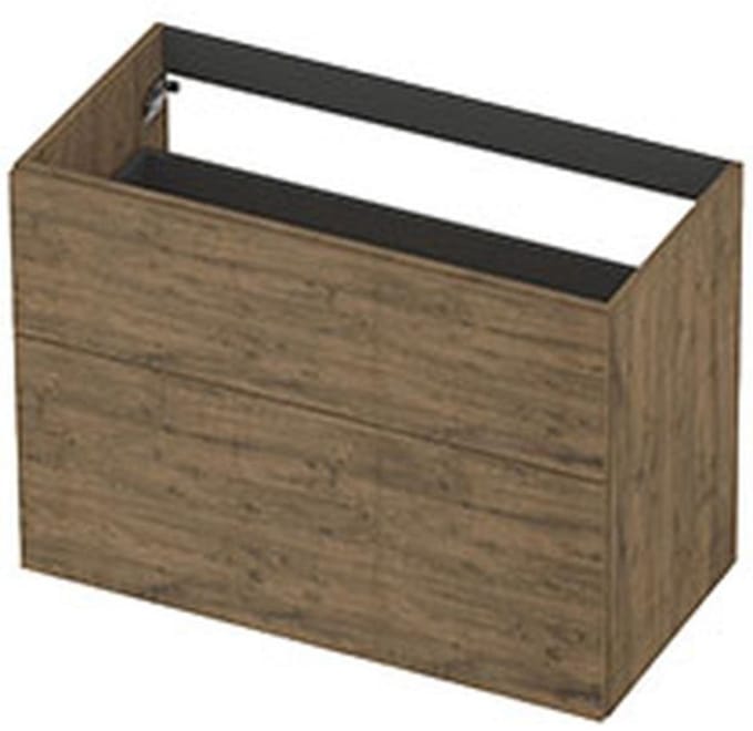 INK - Onderkast 2L A-sym Decor Tbv Grepen - 900x450x650 Mm - Naturel Eiken