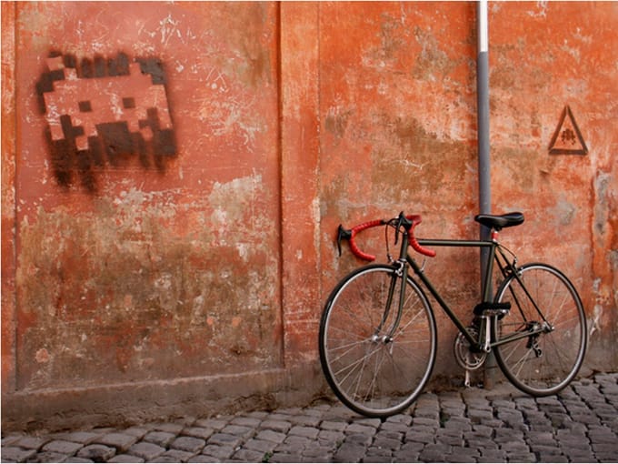 Fotobehang - Fiets.