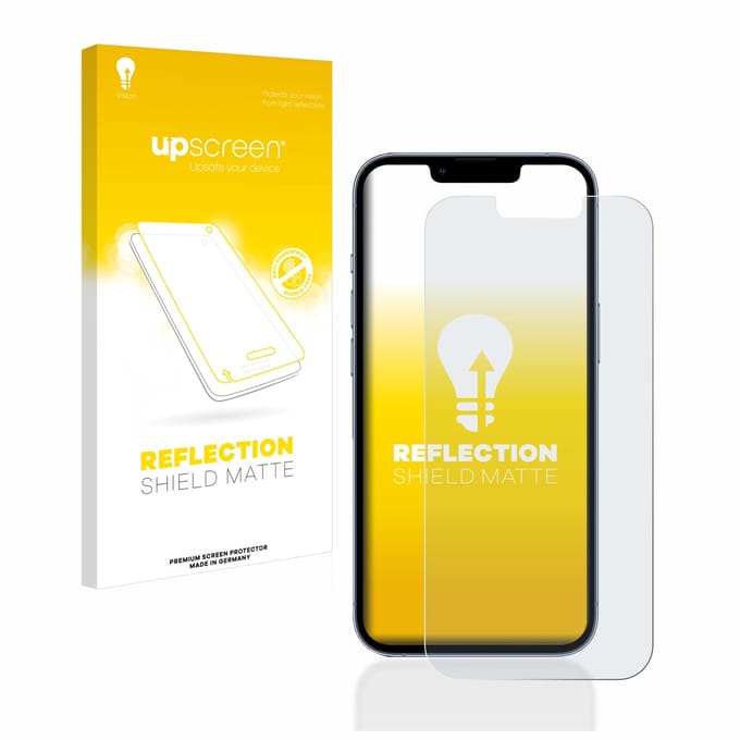 upscreen - Screenprotector voor Apple iPhone 13 Pro - Folie Beschermfolie anti glare matte