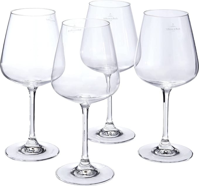 Wijnglas  - premium kwaliteit - Crystalline Open Top Round Wine Goblet