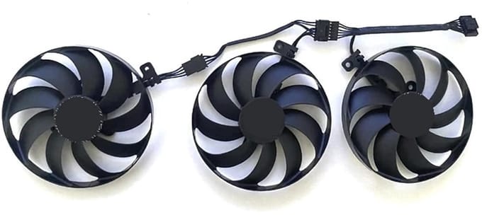 Grafische Kaart Ventilator - GPU Koeler - PC Componenten - Standaard Montage - 88mm Ventilator - Zwart