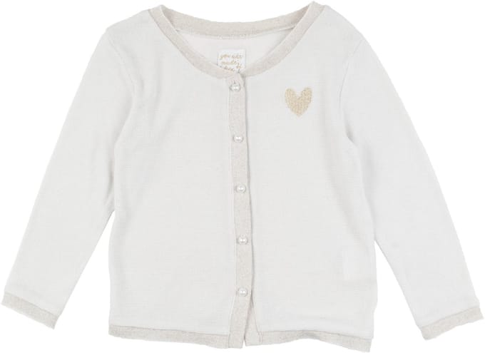 Rumbl Royal - Cardigan - Offwhite/Goud - Maat 152/158
