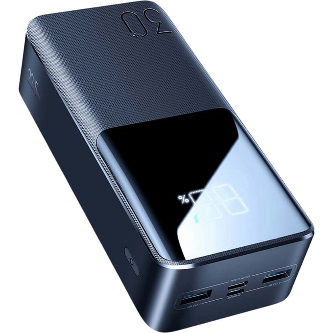 Joyroom 22.5W Multi Device Powerbank met LED Display Zwart 30.000 mAh