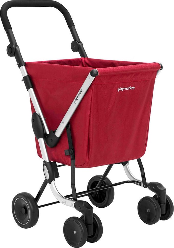Playmarket We Go Basic Boodschappentrolley Zilver
