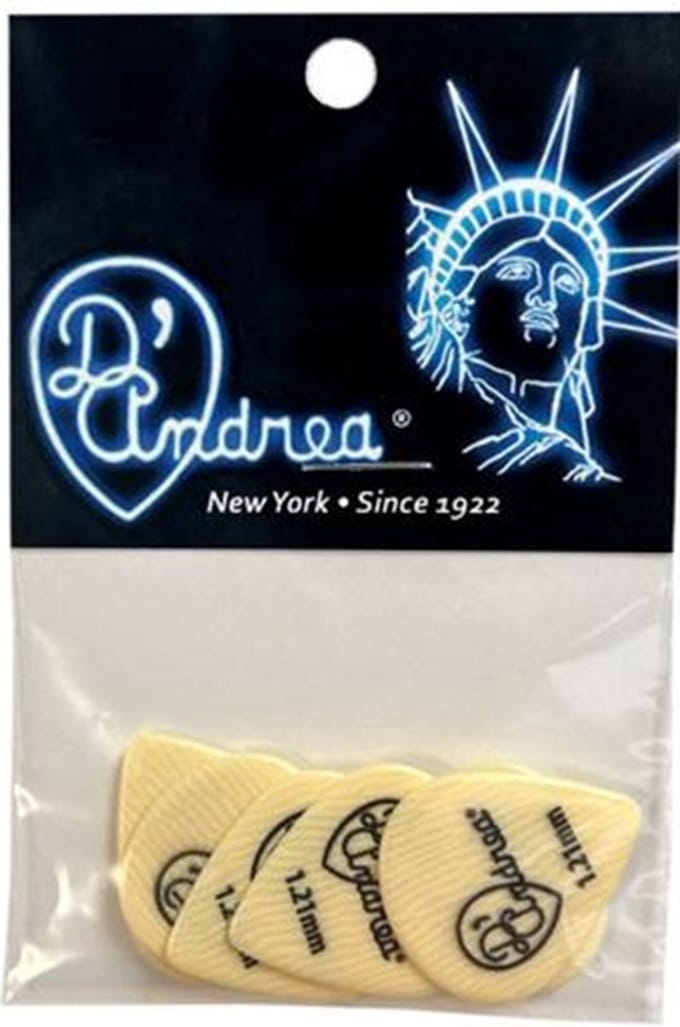 D'Andrea - Ivory 551 - Plectrum - 1.21 mm - 6-pack