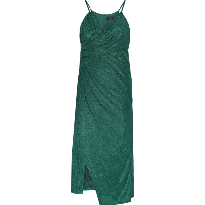 Faina Jurk Dames donkergroen