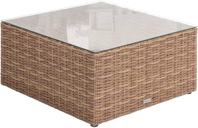 Tuin Salontafel - Buiten Tafel - Terras Ontspanning - Vierkant Design - 72x72x36 cm