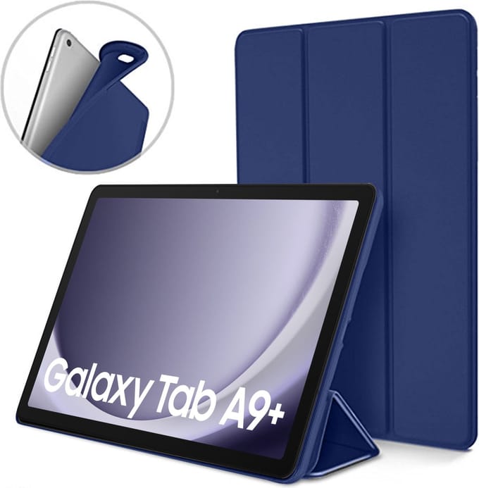 Tablet Hoes geschikt voor Samsung Galaxy Tab A9 Plus / Tab A11 Plus – Extreme Shock Cover - Blauw