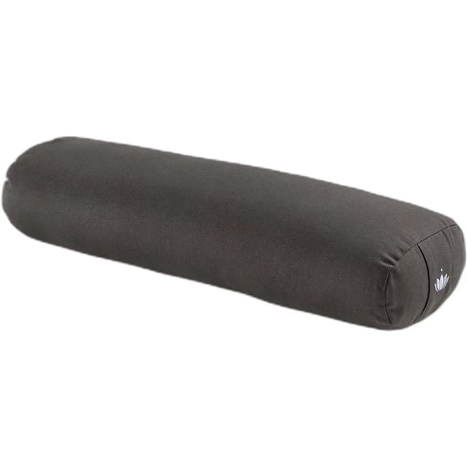 Yoga Bolster voor Yin Yoga - yoga bolster met kapok vulling - wasbare overtrek van katoen - yogakussen geweldig voor resterende yoga (Special Edition)(Antraciet)