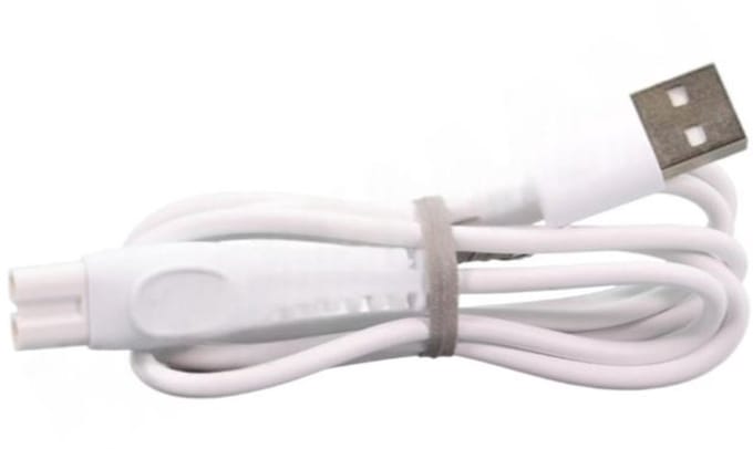 Philips Laadkabel - Scheerapparaten Philips - USB A - Witte kabel