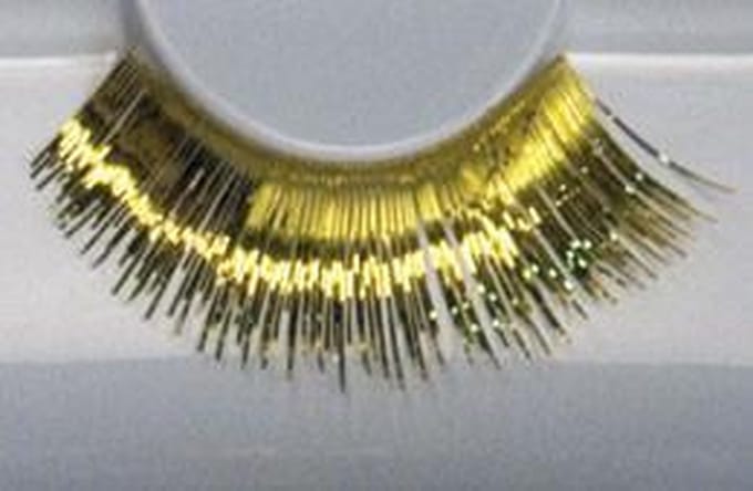 Grimas - Wimpers - Goud - Glimmend - Lang - 272