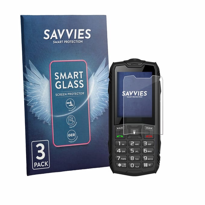 3 Stuks Savvies Screenprotector - geschikt voor Hammer H Basalt - beschermfolie glas transparant