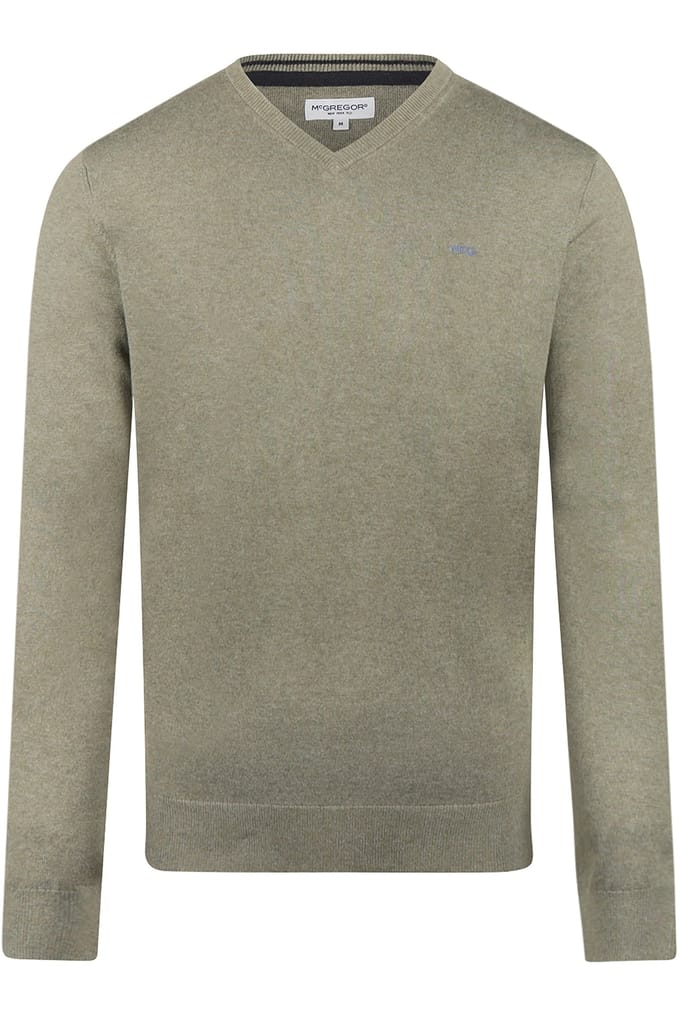 McGregor V-neck Sweater Light Olive Taglia: 3XL | Maglioni a maglia Outlet | Uomo | Verde