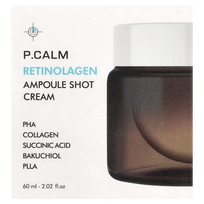P.CALM, Crème Ampoule Shot Retinolagen, 60ml (2,02 fl oz) brown