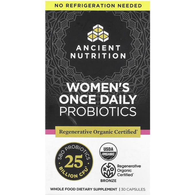Ancient Nutrition, Probiotica voor vrouwen, 30 capsules (eenmaal daags)