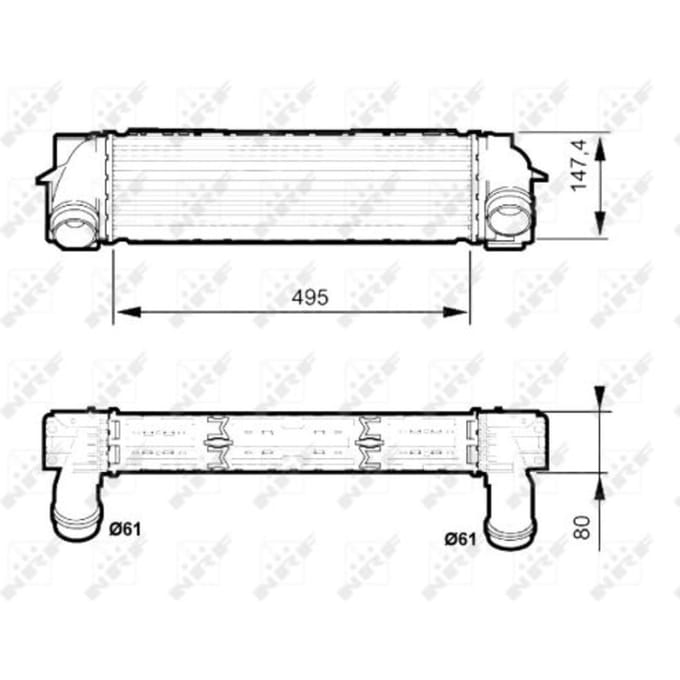 Intercooler NRF 30524
