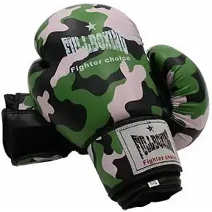 Softee Camo Gevechtshandschoenen Groen 12 oz