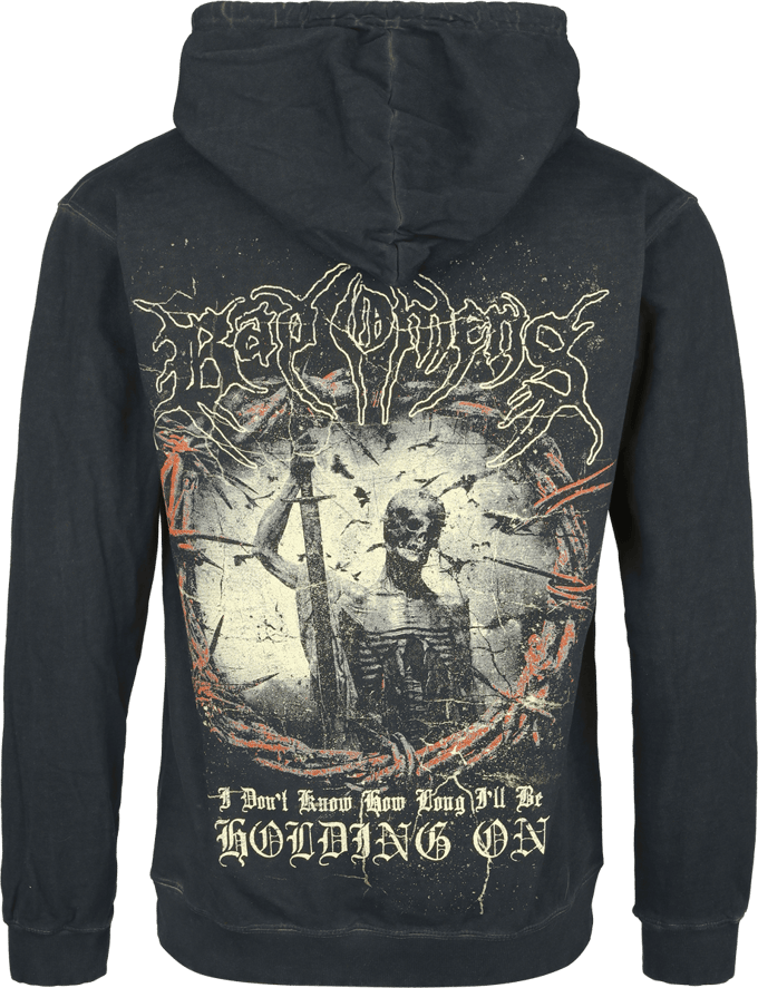 Bad Omens Trui met capuchon - Draugr - S tot XXL - voor Mannen - grijs