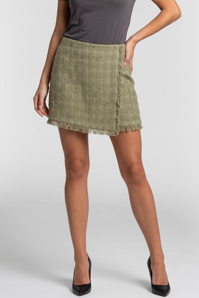 IRO Paris Rajane Skirt Khaki Taglia: 40 | Minigonne Outlet | Donna | Marrone