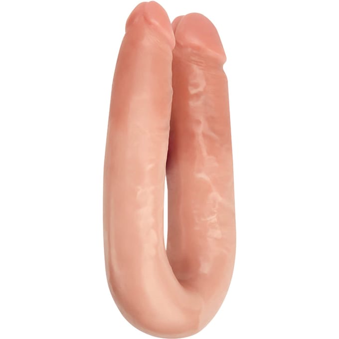 Pipedream King Cock dubbele dildo Double Troubleargekin beige - 17,48 inch
