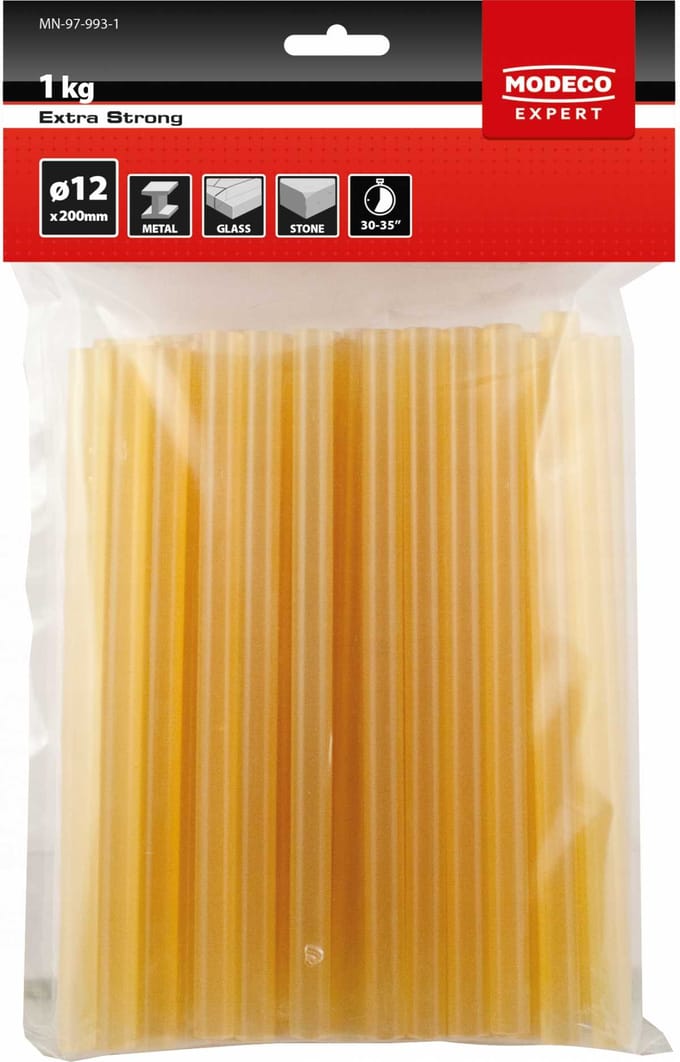 Supersterke Lijm Metaal Glas Pro+ 12x200 Mm 1Kg