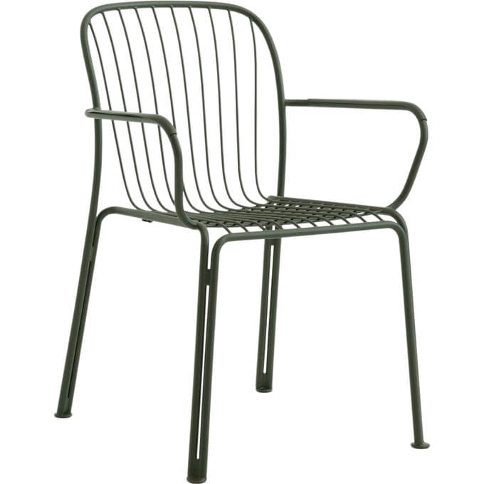 &Tradition Thorvald armleunstoel voor buiten SC95 - bronze green