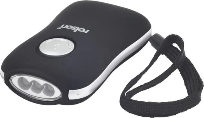 3 LED Dyno Zaklamp - Super Helder Met Rubberen Afwerking