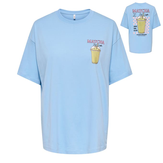 Only Onlrita ss printed tee cs jrs licht