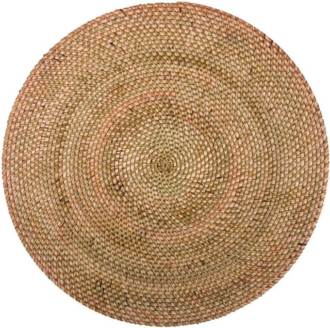 Placemat Rotan - SET/2 - Rond - Dia 36 cm, natural