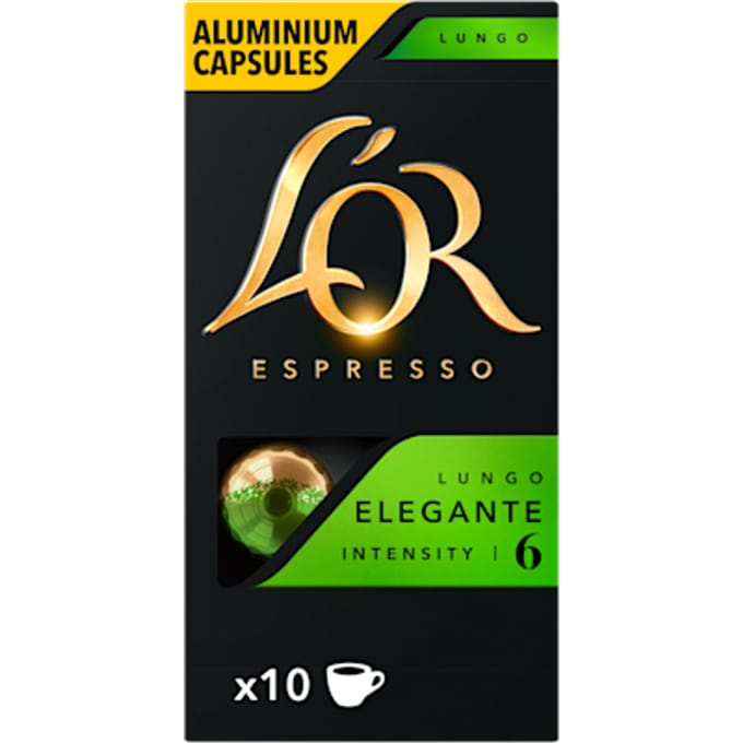 L'OR Espresso Lungo Elegante - 10 capsules: Espresso Lungo Elegante - 10 capsules