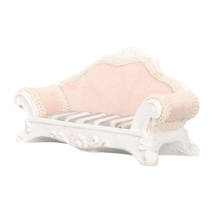Sofa Sieradenhouders Hars Knutselen Nieuwe Ringenhouder voor Bruiloft Valentijnsdag Moederdag Roze white