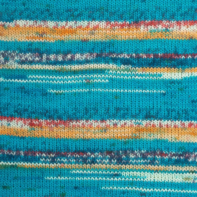 DROPS Fabel Print - 162 blue sea - Wol Garen