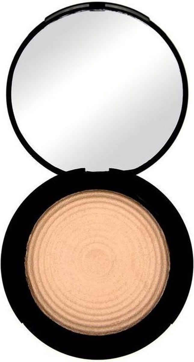 Makeup Revolution Radiant Lights - Exhale - Highlighter - Highlight Powder - Champagne Gold