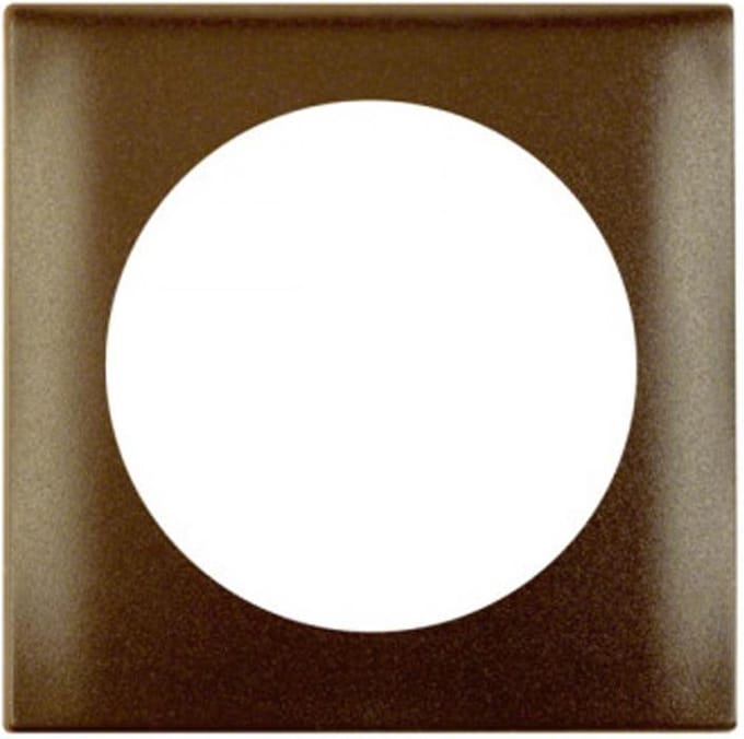 Berker Afdekraam Flow 1-Vaks Bruin Mat