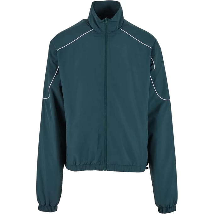 Urban Classics - Piped Panel Trainings jacket - XL - Donkergroen