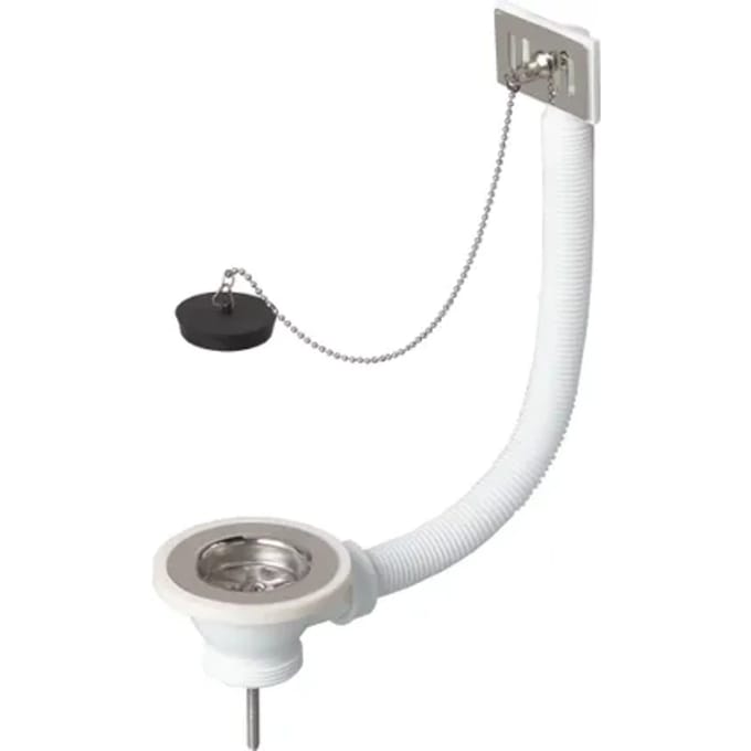 Wirquin Plug Spoelbak Ø60mm + Overloop