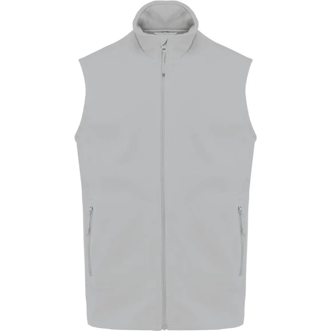 Kariban Ecologische uniseks bodywarmer van microfleece K9120 - Snow Grey - L
